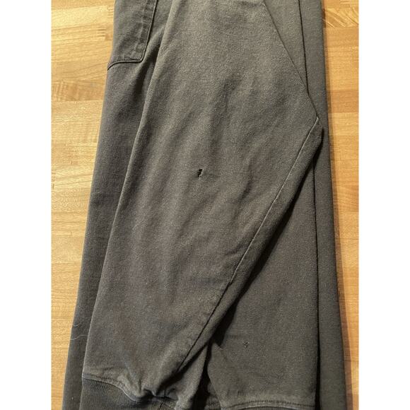 VTG Carhartt Navy Shirt Mens Small Pocket Long Sleeve Distressed Faded Thrashed - Picture 6 of 6